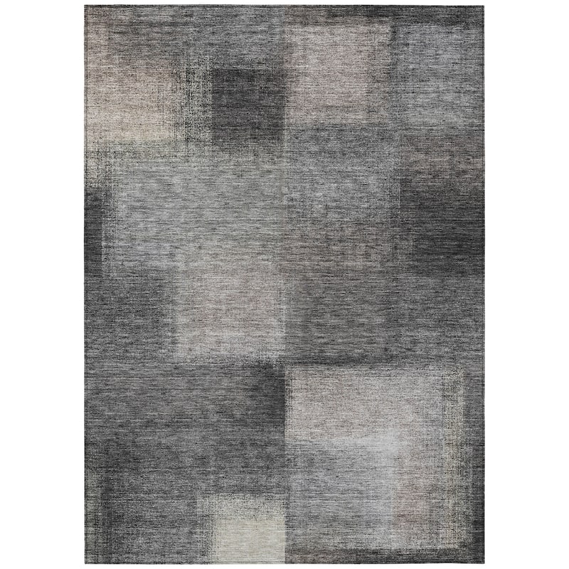 Machine Washable Indoor/ Outdoor Chantille Casual Ombre Rug
