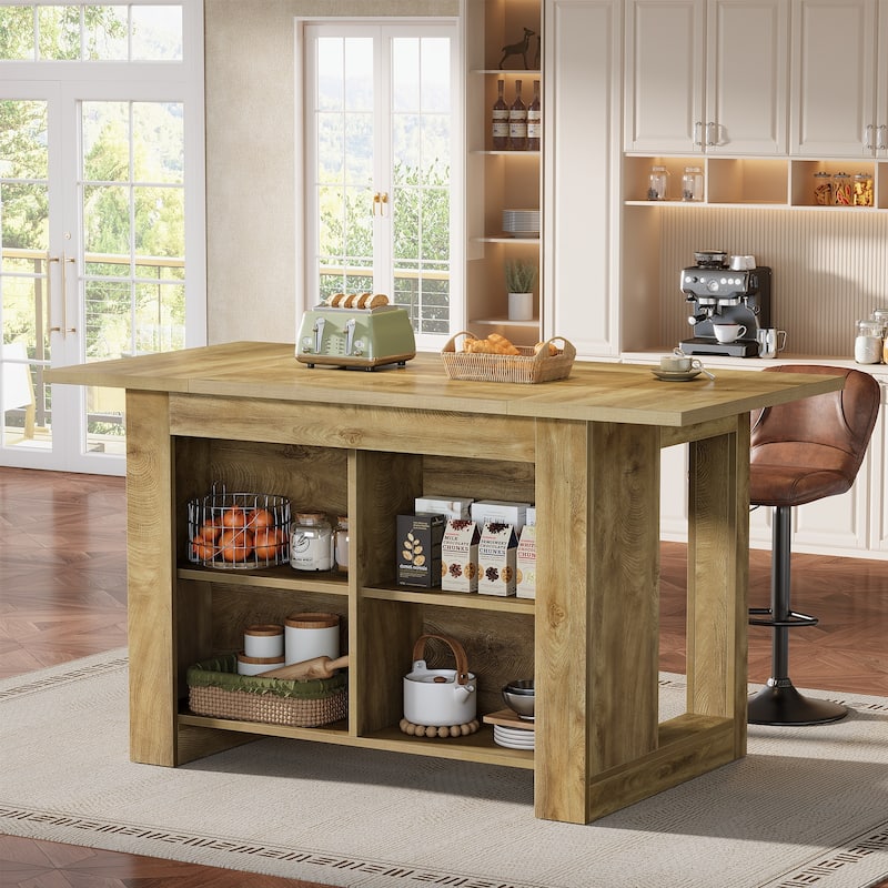 63" Island Table with Extra Large Worktop