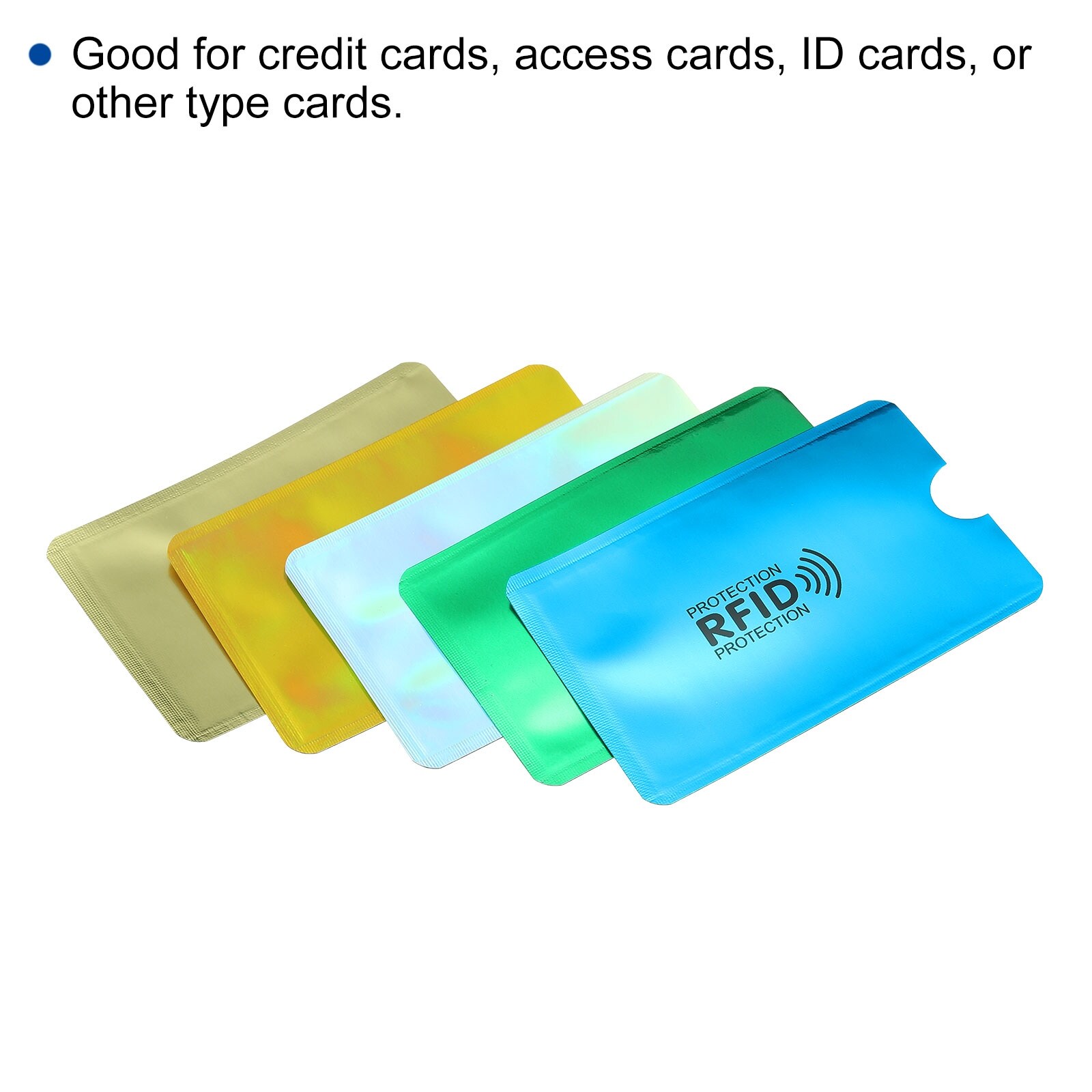 RFID Blocking Colorful Credit Card Sleeves Protector NFC Holder - Bed Bath  & Beyond - 36959520