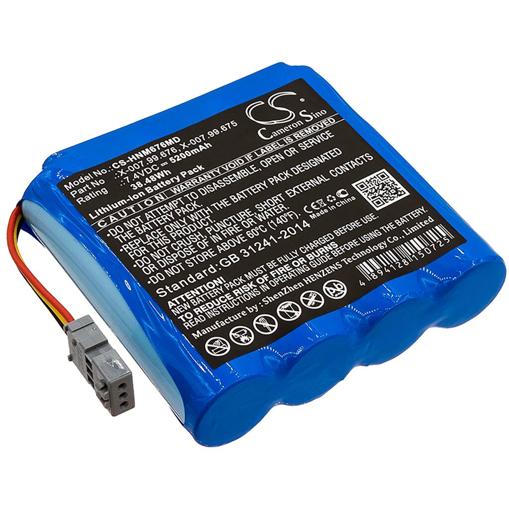 Battery for Heine mPack LL X-007.99.675 X-007.99.676 CS-HNM676MD OMEGA500 ML4 - Blue