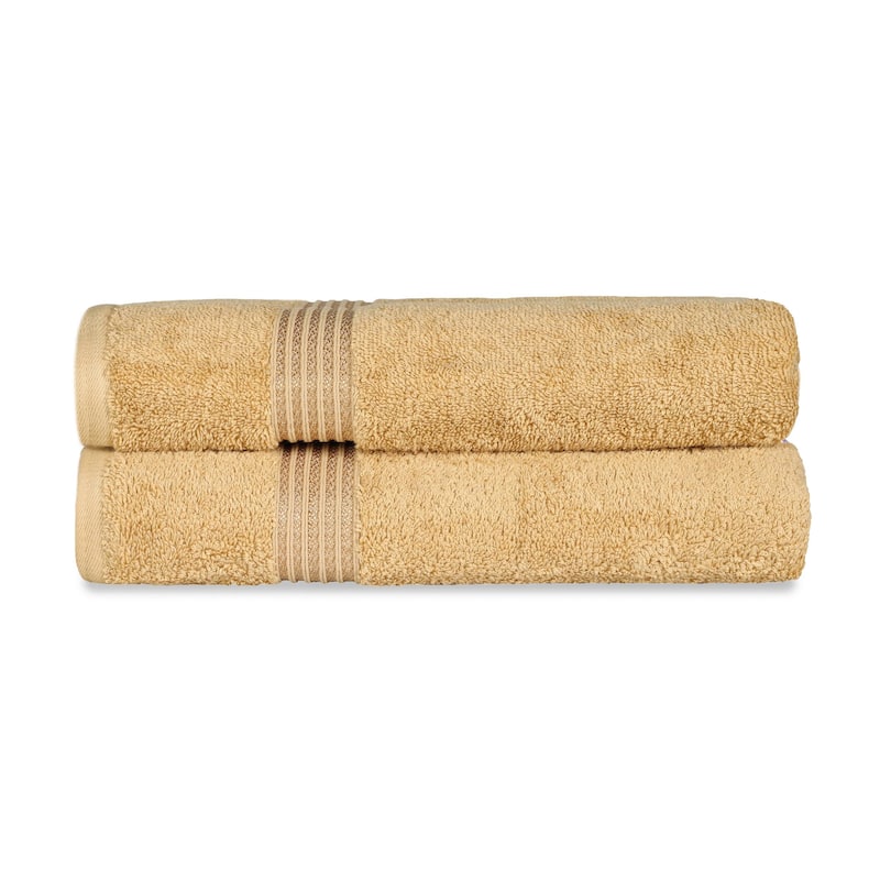 Superior Heritage Egyptian Cotton Absorbent Bath Sheet Set of 2