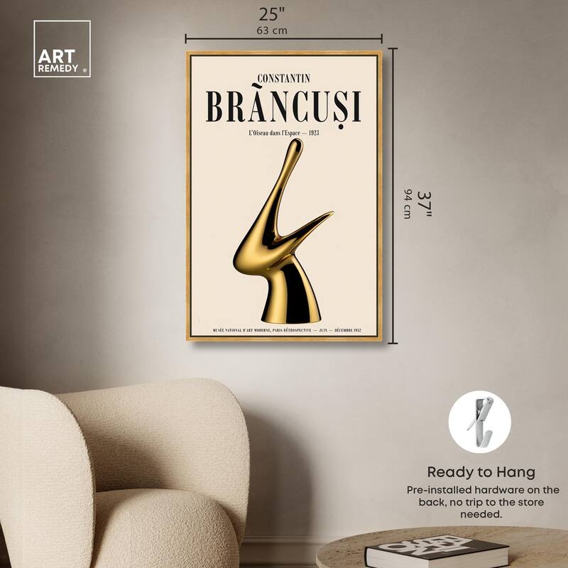 Bird in Space Sculpture Canvas by Art Remedy