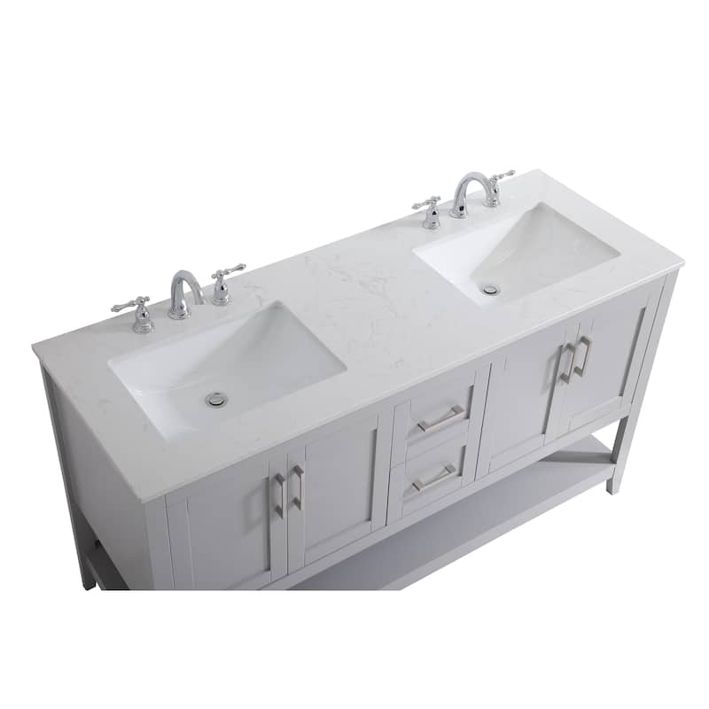 Nebula 60 Inch Double Bathroom Vanity