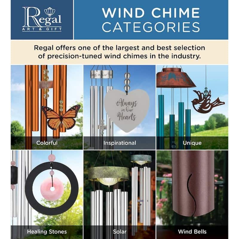 Raindrop Chime 32" - 9.5"x9.5"x32"