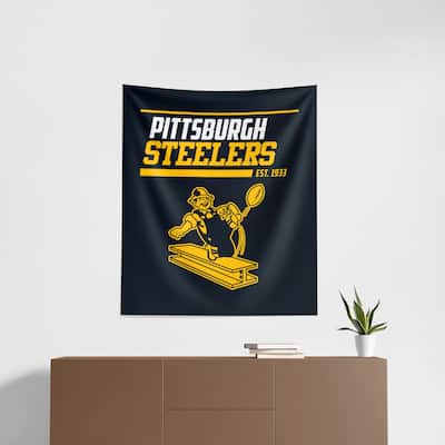 NFL Pittsburgh Steelers 40 YD Dash Legacy Wall Hanging - 34"x40"