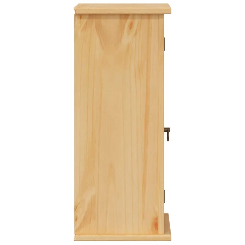 vidaXL Bathroom Wall Cabinet Honey - 10.6 x 17.7 x 25.4 in