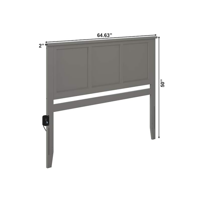 Madison Headboard with Attachable Charger