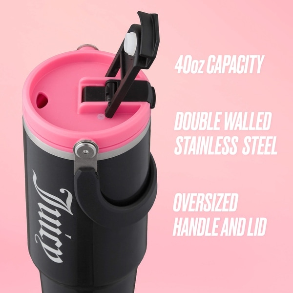 Juicy Couture Flip Fusion Hydration Stainless Steel Screw Top