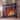 Mountain Cabin Metal Fire Screen With Door - Black