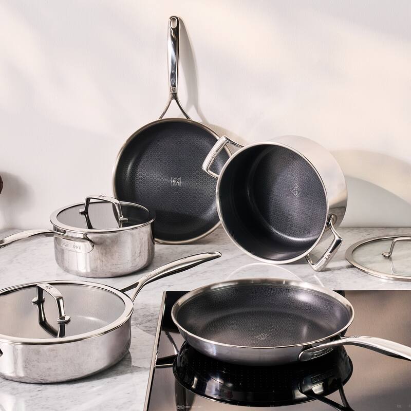 ZWILLING Peak 10-pc Stainless Steel Ceramic Nonstick Dual Performance Cookware Set