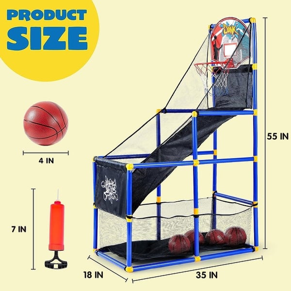 Arcade Basketball Game Set with 4 Balls