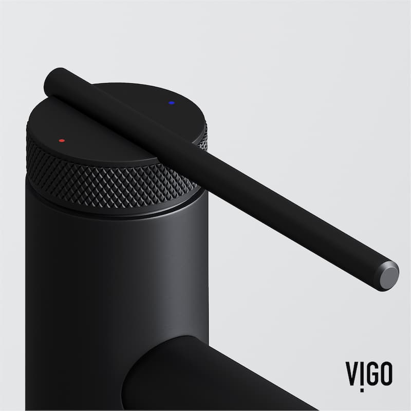 VIGO Sterling 7" H Single Handle Single Hole Bathroom Faucet