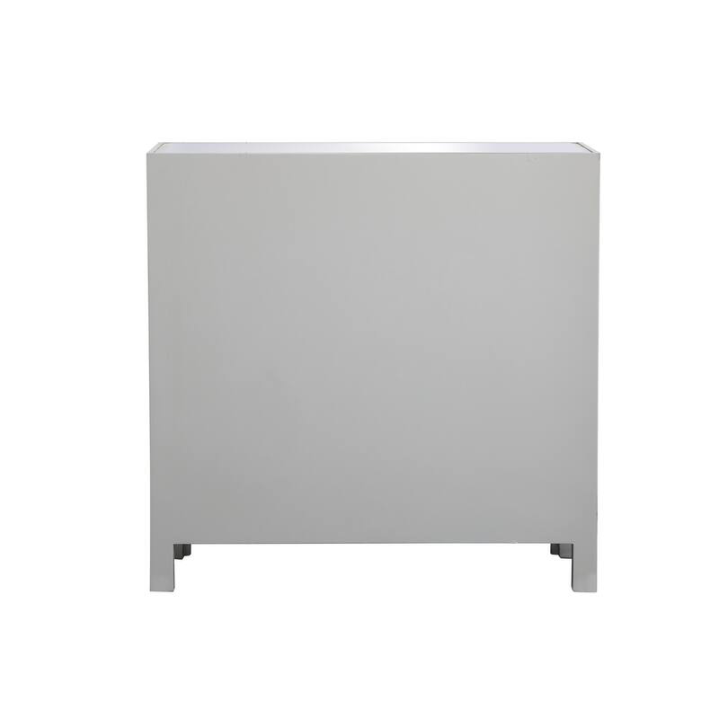 29 in. Antique Mirrored Cabinet