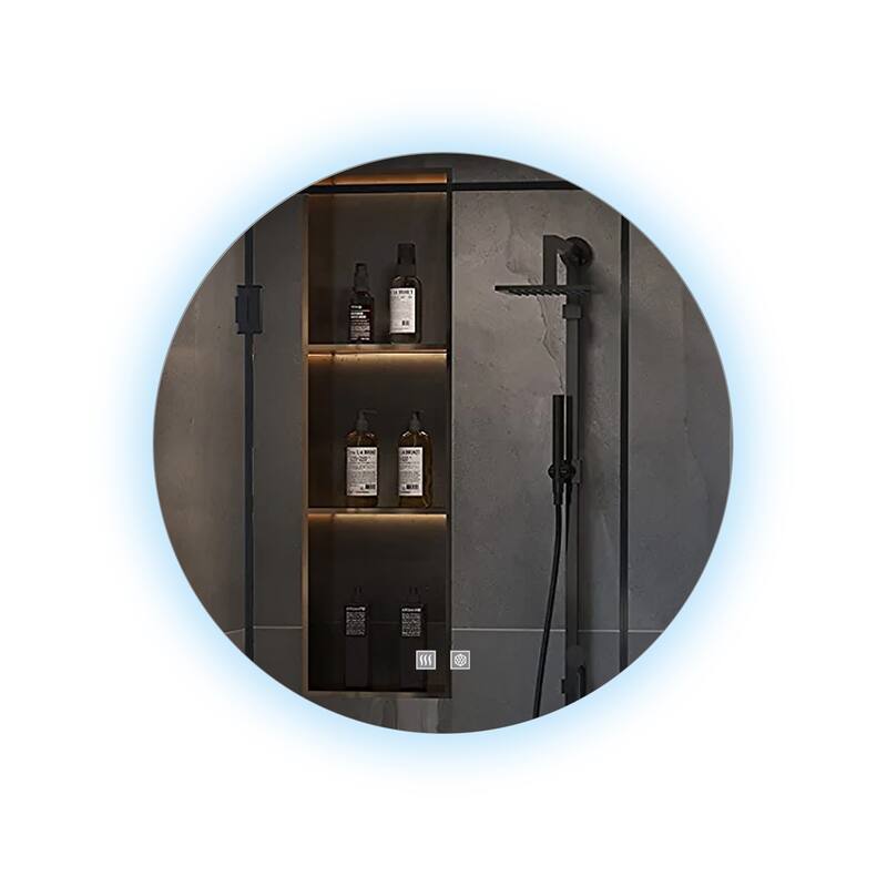 Nordica Round LED Bathroom Vanity Mirror - N/A