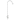 Achla Designs Deck Rail Shepherd's Pole With Adjustable Height, 41,5 Inch Tall, Black Powder Coat Finish