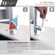 preview thumbnail 34 of 54, STYLISH Kitchen Sink Faucet Single Handle Pull Down Dual Mode Stainless Steel Polished