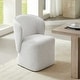 preview thumbnail 6 of 51, Spruce & Spring Kyle Morden Fabric Dining Room Chair with Casters Wrap-round Back