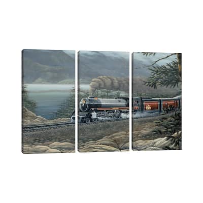iCanvas "The Royal Hudson Train" by Anderson Art 3-Piece Wall Art Set