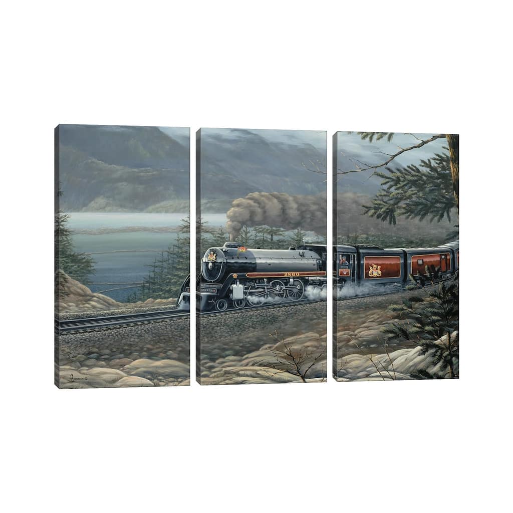 iCanvas "The Royal Hudson Train" by Anderson Art 3-Piece Wall Art Set