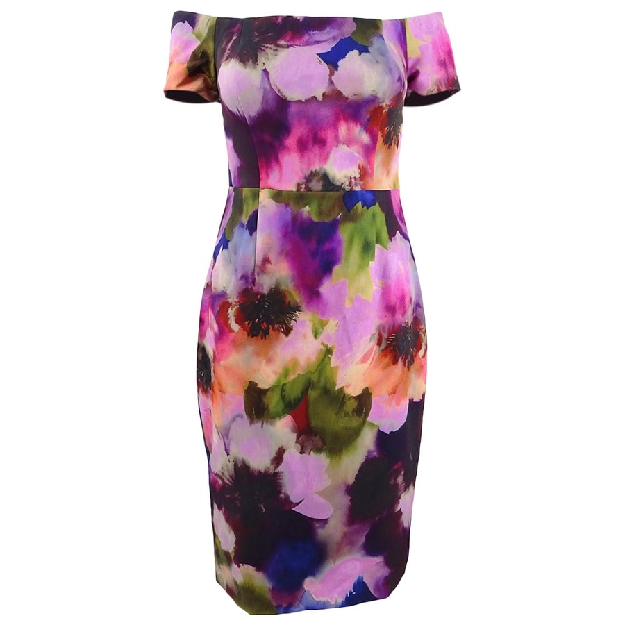 Trina Turk Women S Ruby Sheath Dress 0 Multi Overstock 33025684