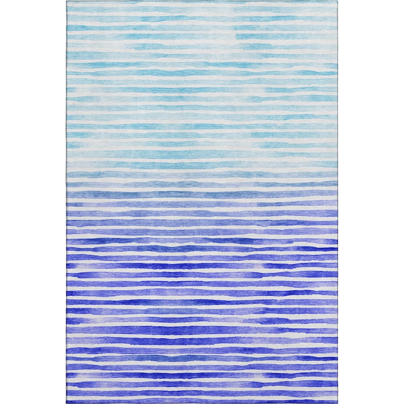 Premium Washable Super Soft Ombre Stripes Mayfield Rug
