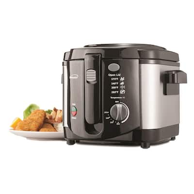 Brentwood 1200w 8-Cup Electric Deep Fryer, Stainless Steel