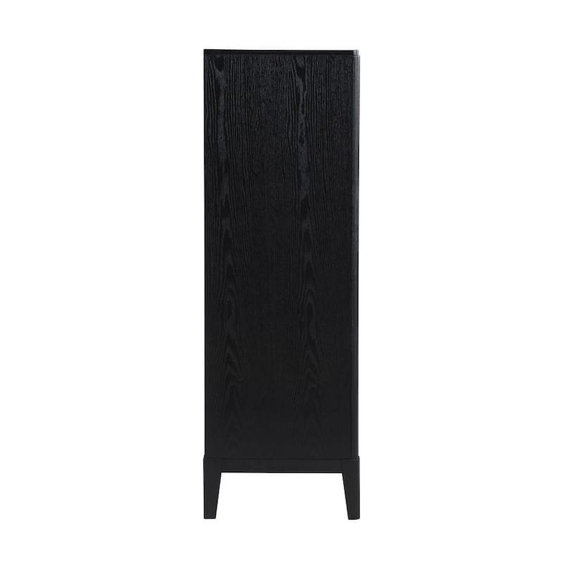 Mason Black 5-Drawer Chest