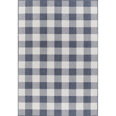 Momeni Baja Plaid Indoor/ Outdoor Area Rug