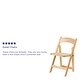 preview thumbnail 8 of 65, Wood Folding Chair with Vinyl Padded Seat (Set of 2)
