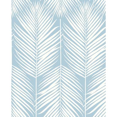 NextWall Palm Silhouette Peel and Stick Wallpaper