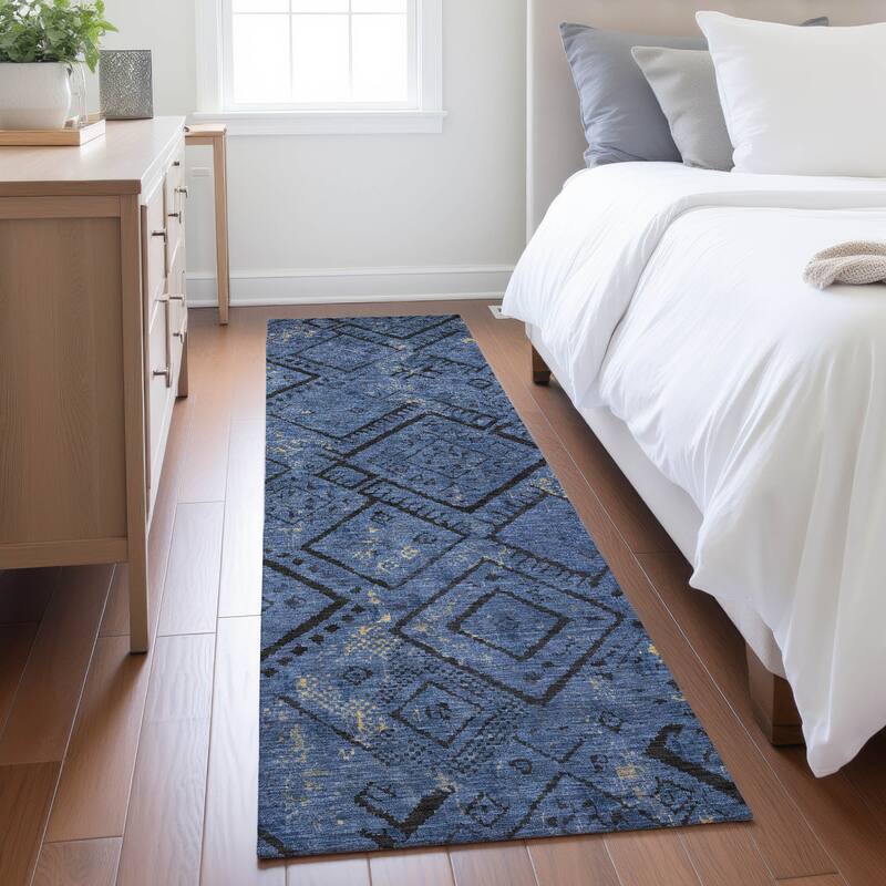 Machine Washable Indoor/ Outdoor Global Andes Chantille Rug