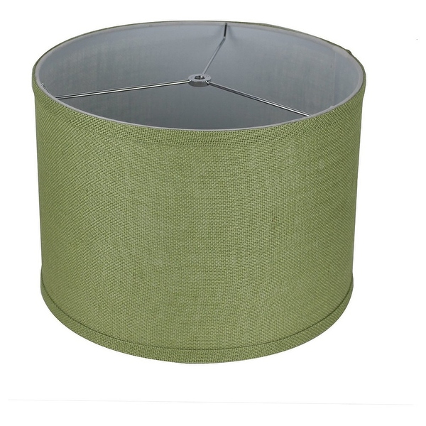 Brentwood burlap drum lamp shade on sale