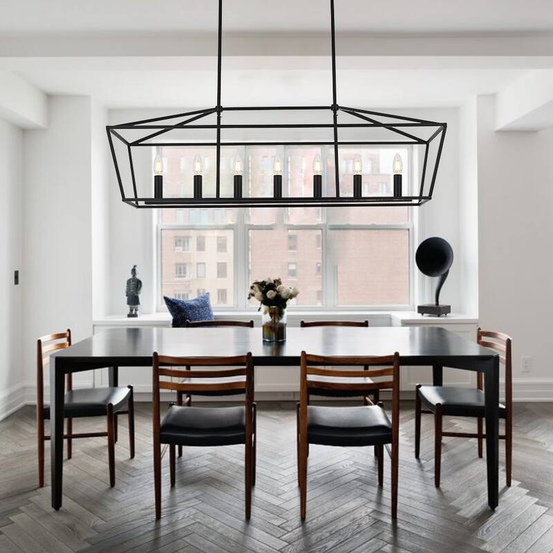 Modern Style Linear Island Pendant Light