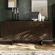 preview thumbnail 12 of 19, Clihome Mid-century Wood 4-Door Buffet Sideboard Cabinet Brown