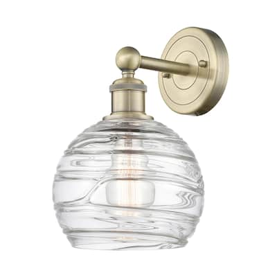 Innovations Lighting Athens Deco Swirl - 1 Light 8" Sconce