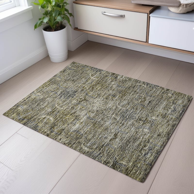 Premium Washable Super Soft Traditional Mayfield Rug - Taupe - 1'8" x 2'6"