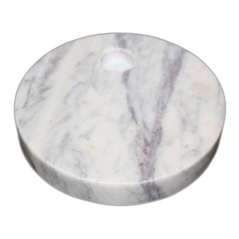 Marble Disk Taper Holder LP- ST - WHITE