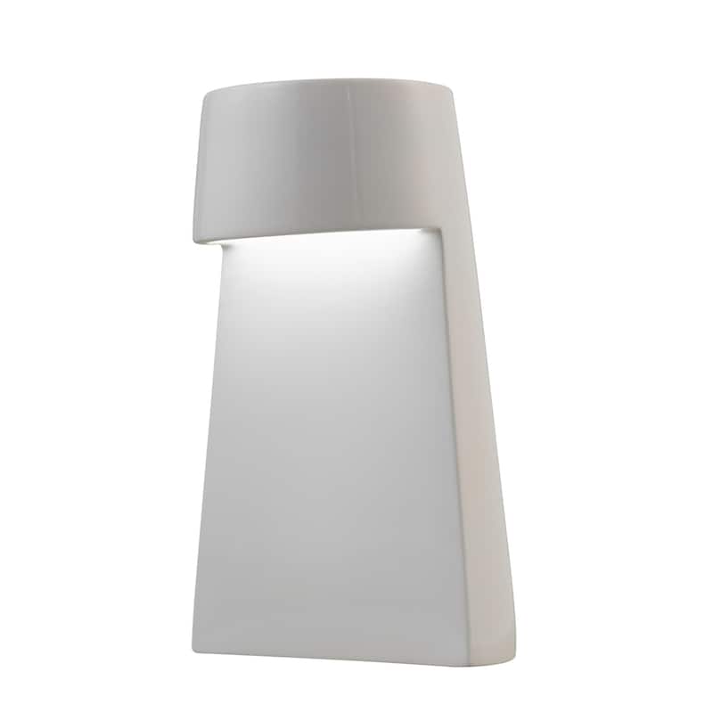 Justice Design Group Beam Ceramic Portable Table Lamp - White