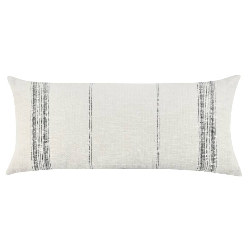 Villa by Classic Home Ria Gray Cotton Throw Pillow