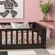 preview thumbnail 6 of 84, Montessori Twin Size Toddler Floor Bed with Fence without Door, Open-row Design Wood Frame Platform Bed with Safety Guardrails