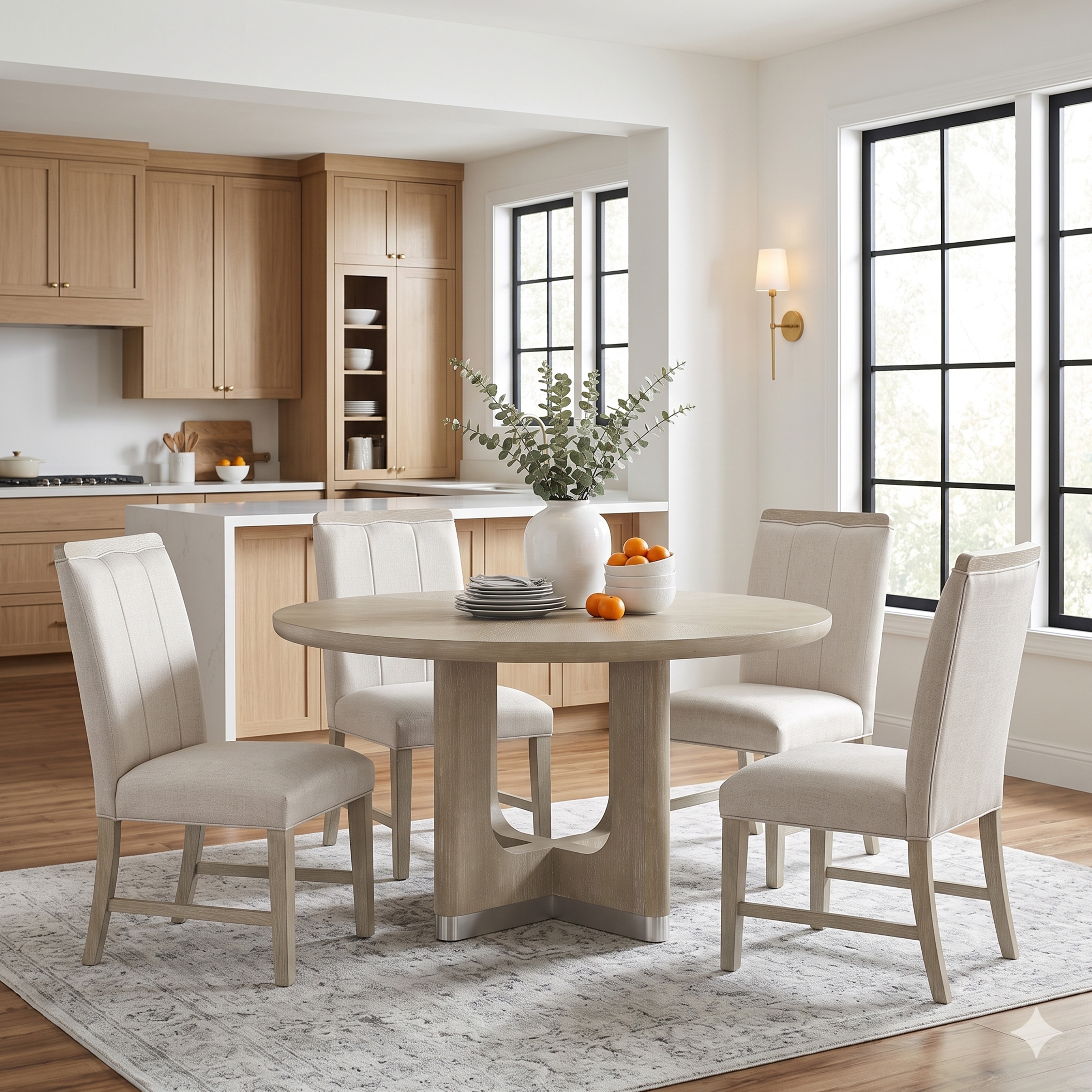 Brevani 5-Piece Pack Dining Room Sets, Seats 4