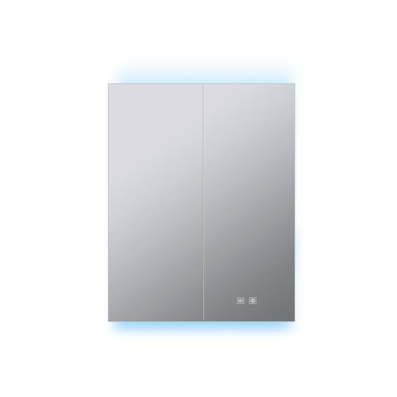 Corsica Surface-Mount LED Mirror Medicine Cabinet with Defogger