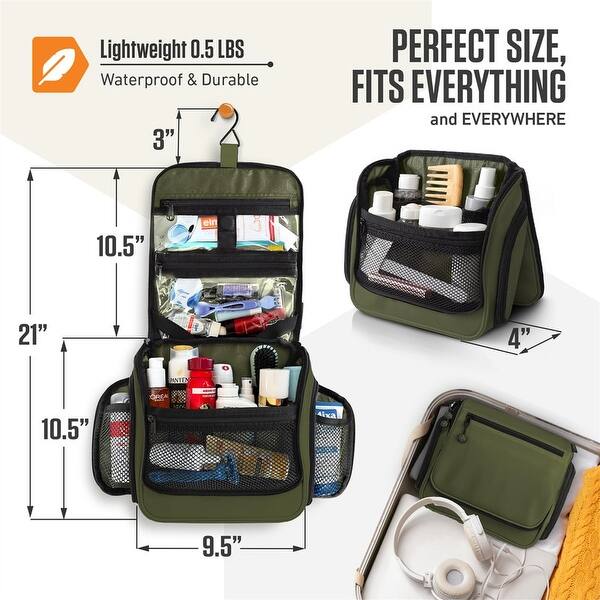 Travel Toiletry Bag - 9.5 x4 x 21 - Bed Bath & Beyond - 42866071