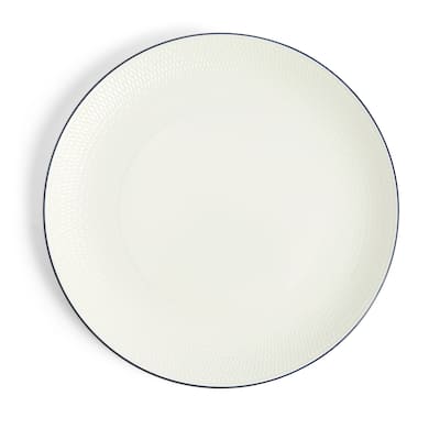 Wedgwood Gio Blue Plate 11.1in, Blue Line