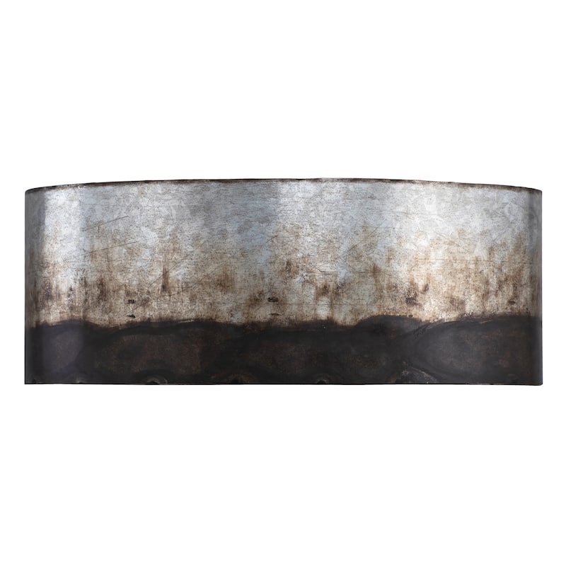 Varaluz Cannery 2-Light Bathroom Vanity Light - Ombre Galvanized