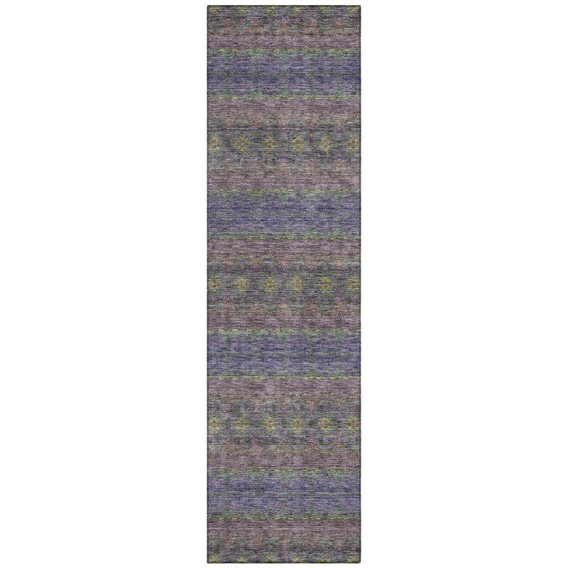 Machine Washable Indoor/ Outdoor Chantille Ombre Stripes Rug