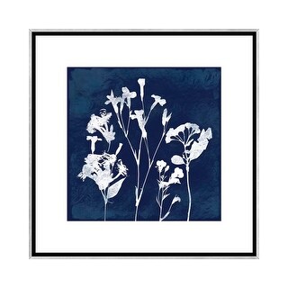 iCanvas "Cyanotype Botanical II" by Carol Robinson Framed
