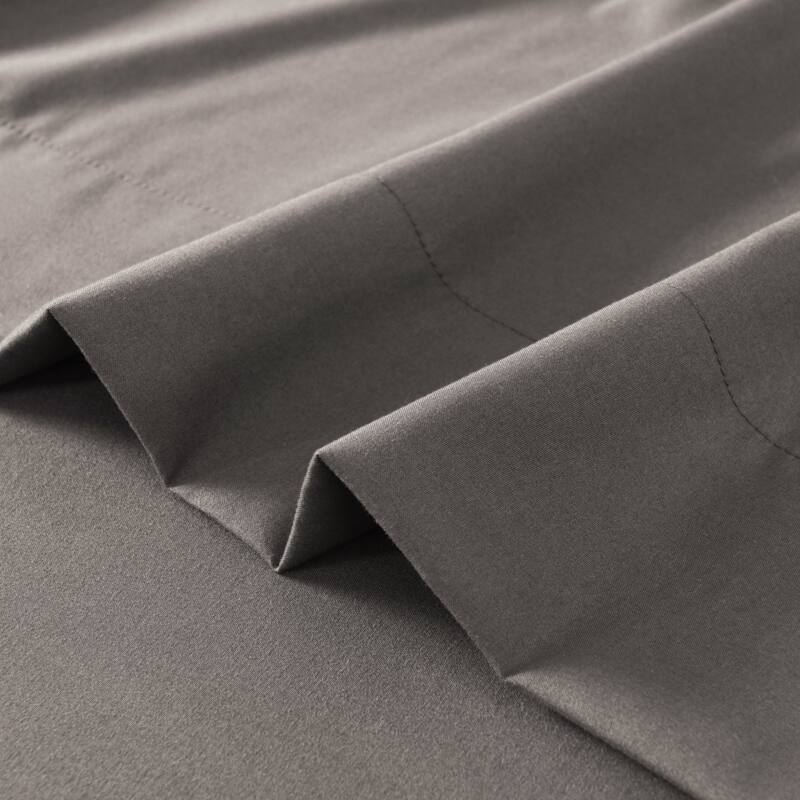 3/4 Pcs Soft Solid & Embroidery Bed Sheets Set