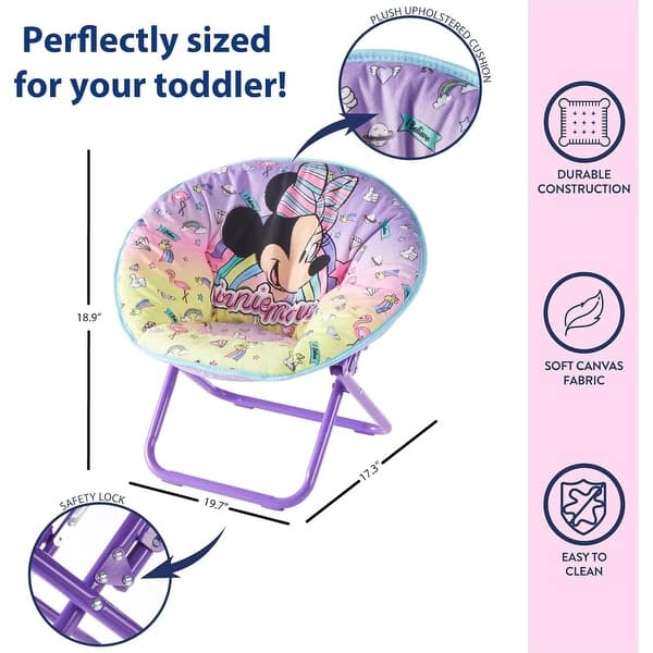 Disney Minnie Mouse Toddler Saucer Chair