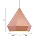 preview thumbnail 6 of 6, Alpine Ridge Ceiling Lamp Rose Gold